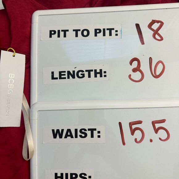 BCBGeneration One-Shoulder Dress in Red Berry Size 10 NEW with Tags - Picture 2 of 6